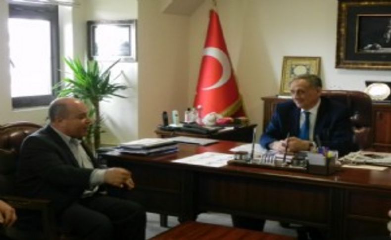 Başkanı A.Mahmut Badem’i ziyaret etti.